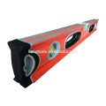 Heavy-duty magnetic V-grooved surface pipe measuring instrument spirit level aluminium level